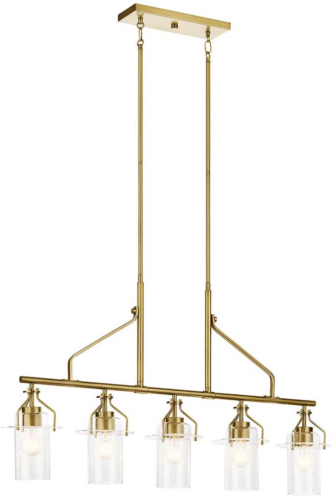 Kichler 52379NBR Everett Brushed Brass Island Lighting KIC52379NBR