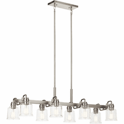 Kichler 52400NI Aivian Nickel Textured Kitchen Island Lighting
