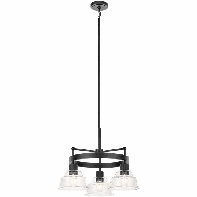 Kichler 52402BK Eastmont Black Mini Chandelier Light KIC52402BK