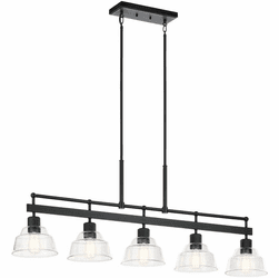 Kichler 52404BK Eastmont Black Island Light Fixture