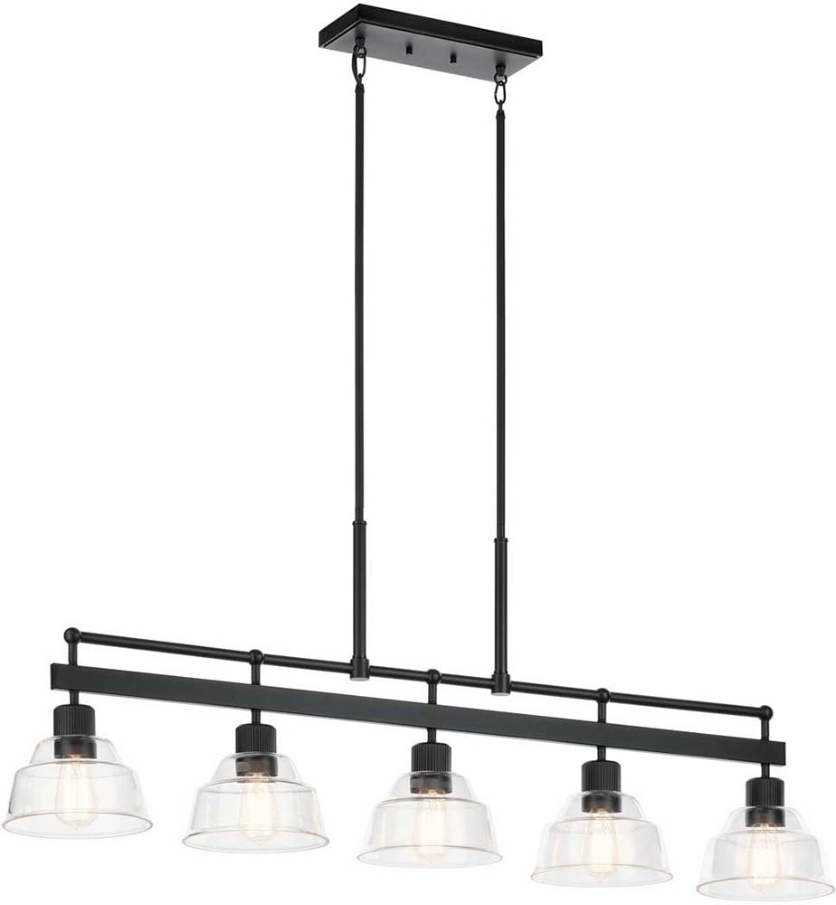 Kichler 52404BK Eastmont Black Island Light Fixture KIC52404BK