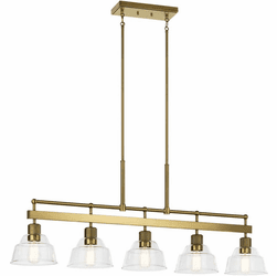 Kichler 52404BNB Eastmont Brushed Brass Island Light Fixture