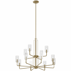 Kichler 52412BNB Kimrose Brushed Natural Brass Hanging Chandelier