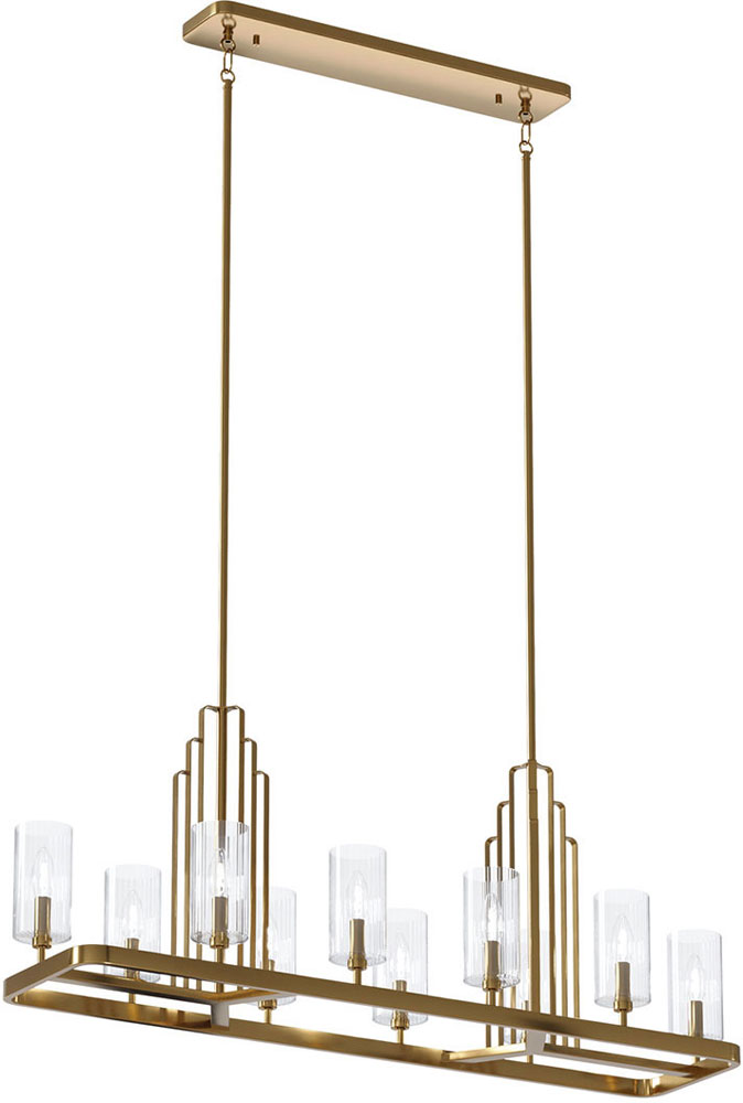 Kichler 52413BNB Kimrose Brushed Natural Brass Kitchen Island Lighting