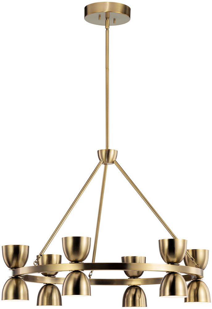 Kichler 52418BNBLED Baland Contemporary Brushed Natural Brass LED