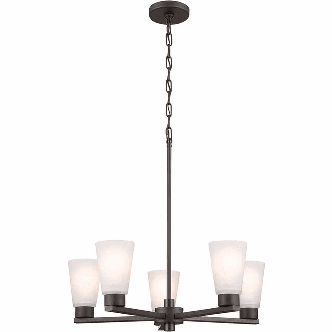 Kichler 52436OZ Stamos Olde Bronze Ceiling Chandelier