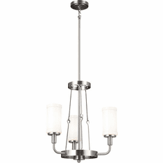 Kichler 52450CLP Vetivene Modern Classic Pewter Mini Lighting Chandelier