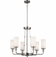 Kichler 52451CLP Vetivene Modern Classic Pewter Chandelier Lamp