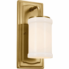 Kichler 52454NBR Vetivene Contemporary Natural Brass Lighting Wall Sconce