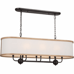 Kichler 52467AVI Heddle Modern Anvil Iron Kitchen Island Light Fixture