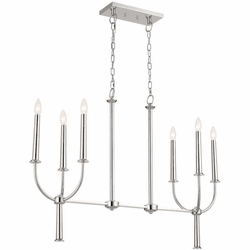 Kichler 52495PN Florence Polished Nickel Kitchen Island Light