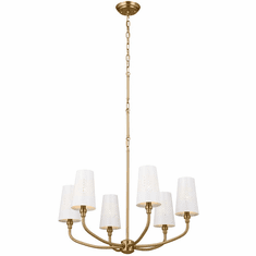 Kichler 52508BNB Adeena Modern Brushed Natural Brass Hanging Chandelier