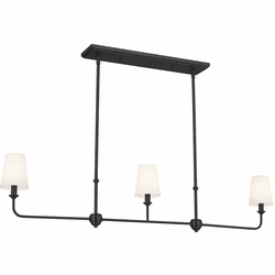 Kichler 52519BK Pallas Black Kitchen Island Lighting