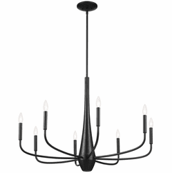 Kichler 52526BK Deela Modern Black Lighting Chandelier
