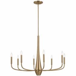 Kichler 52526CPZ Deela Contemporary Champagne Bronze Chandelier Light