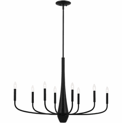 Kichler 52528BK Deela Modern Black Chandelier Light