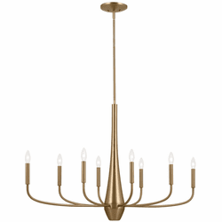 Kichler 52528CPZ Deela Modern Champagne Bronze Ceiling Chandelier