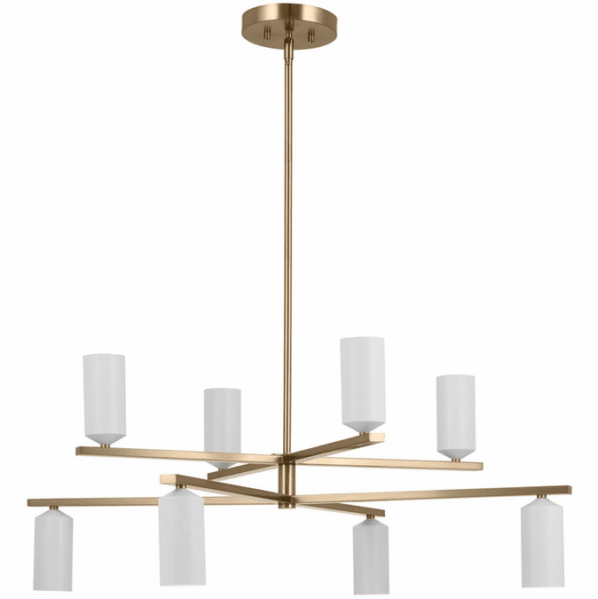 Kichler 52532CPZWH Gala Contemporary Champagne Bronze Chandelier