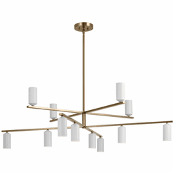 Kichler 52533CPZWH Gala Modern Champagne Bronze Chandelier Light