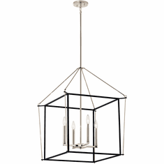 Kichler 52627PN Eisley Polished Nickel 22.25" Foyer Light Fixture