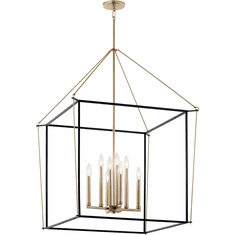 Kichler 52628CPZ Eisley Champagne Bronze 28.25" Foyer Light Fixture