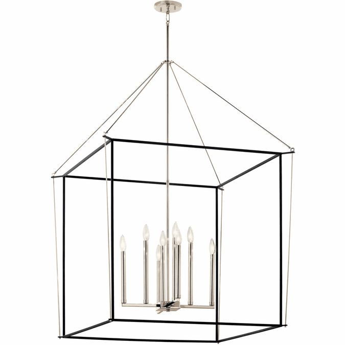 Kichler 52629PN Eisley Polished Nickel 34.75" Entryway Light Fixture