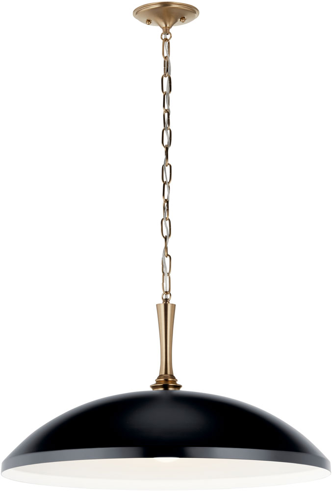 Kichler 52637BK Delarosa Modern Black Lighting Pendant - KIC-52637BK