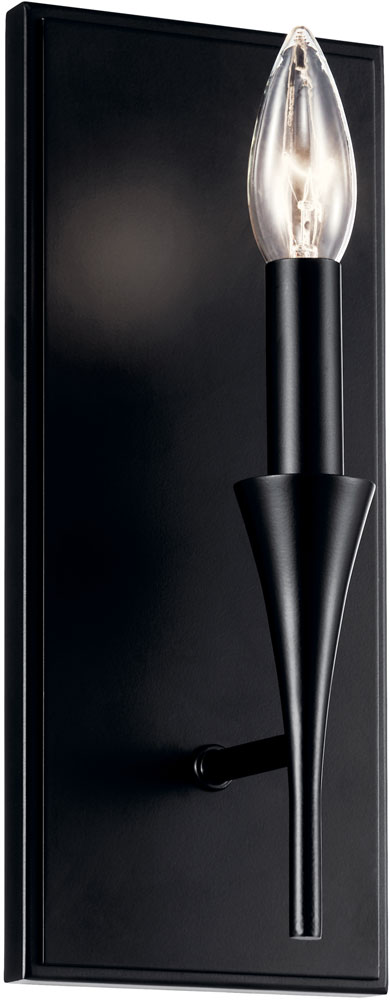 Kichler 52694BK Alvaro Contemporary Black Wall Sconce Lighting - KIC ...