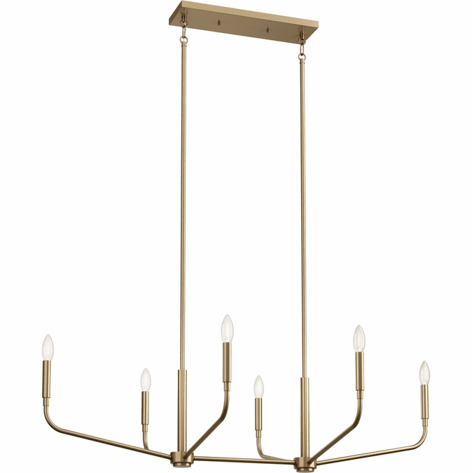Kichler 52721CPZ Madden Modern Champagne Bronze Kitchen Island Light Fixture - KIC-52721CPZ