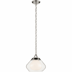 Kichler 52782PN Nella Modern Polished Nickel Mini Pendant Light Fixture