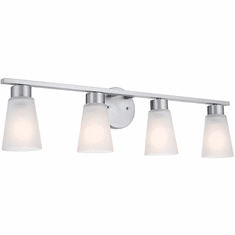 Kichler 55122NI Stamos Brushed Nickel 4-Light Bathroom Lighting