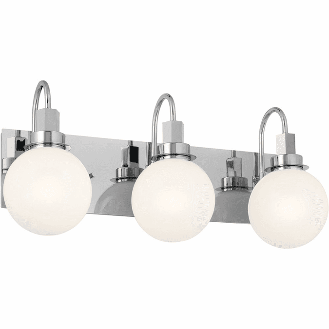 Kichler 55151CH Hex Contemporary Chrome 3Light Bath Lighting KIC55151CH