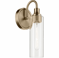 Kichler 55209CPZ Kavi Contemporary Champagne Bronze Wall Sconce