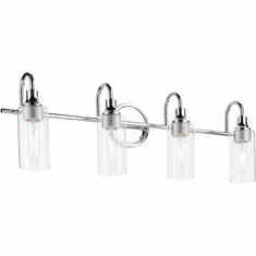 Kichler 55212CH Kavi Contemporary Chrome 4-Light Lighting For Bathroom