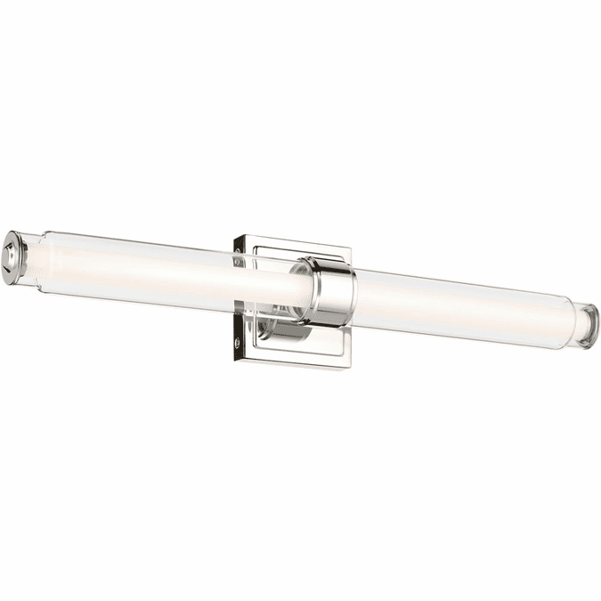 Kichler 55238PNLED Laurene Modern Polished Nickel LED 18.5" Bathroom ...