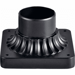 Kichler 9592BK Traditional Black Outdoor Post Mount