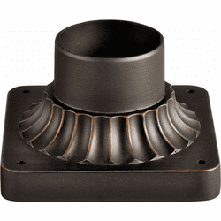 Kichler 9592RZ Traditional Rubbed Bronze Exterior Post Mount