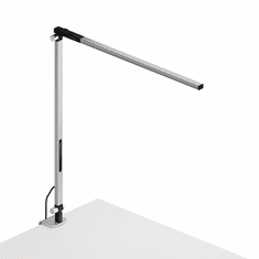 Koncept AR1000-SIL-CLP Z-Bar Solo Contemporary Silver LED Clamp Craft Lamp