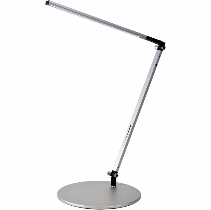 Koncept AR1000-SIL-DSK Z-Bar Solo Modern Silver LED Study Lamp
