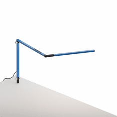 Koncept AR3100-BLU-THR Z-Bar Mini Modern Blue LED Through-Table Mount Task Lighting