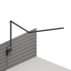 Koncept AR3200-MBK-SLT Z-Bar Slim Modern Metallic Black LED Slatwall Mount Craft Lamp