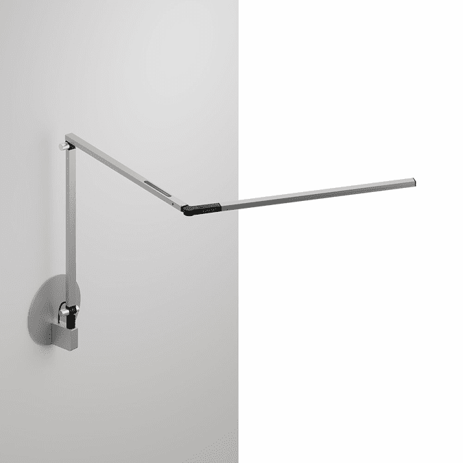 Koncept AR3200-SIL-HWS Z-Bar Slim Modern Silver LED Hardwire Wall Mount Reading Light