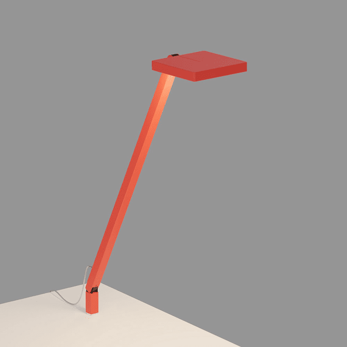 Koncept FCD1MFRTHR Focaccia Contemporary Matte Fire Red LED Through