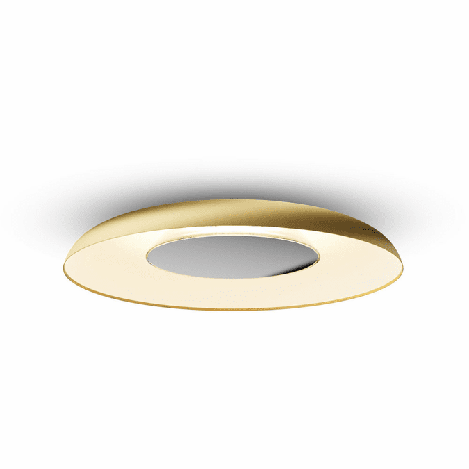 Koncept RMW09SWCRMHW+18BDGMW Ramen Modern Gold w/ Matte White Interior LED Wall Light