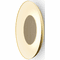 Koncept RMW-09-SW-WOK-HW+18BD-GMW Ramen Contemporary Gold w/ Matte White Interior LED Wall Lighting - alt