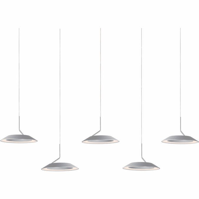 Koncept RYP-L5-SW-SIL Royyo Modern Silver LED Multi Pendant Lighting