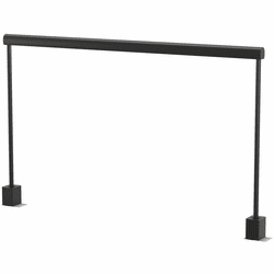 Koncept SF1-36-19-3500-MBK-2CF-NCU Sobre Modern Metallic Black LED 36" Table Lighting / Task Lighting
