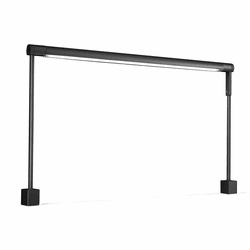 Koncept SF1-36-19-3500-MBK-2CF-ODC Sobre Contemporary Metallic Black LED 36" Table Lamp / Reading Light