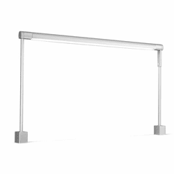 Koncept SF1-36-19-3500-SIL-2CF-ODC Sobre Modern Silver LED 36" Table Light / Desktop Lamp