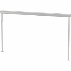 Koncept SF1-36-19-3500-SIL-THR-ODC Sobre Contemporary Silver LED 36" Table Lamp / Reading Light